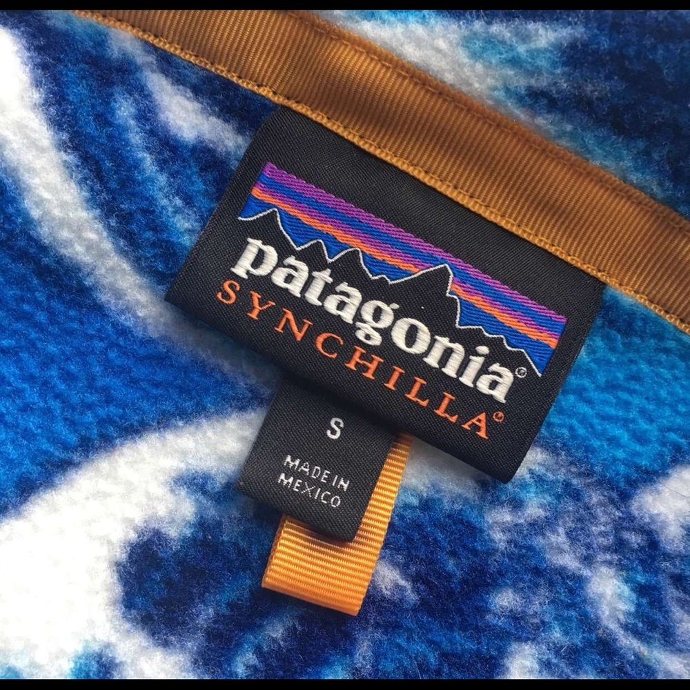 **SOLD** Patagonia Fitzroy Wave Snap-T Synchilla - Picture 4 of 8